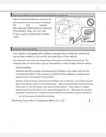 daihatsu thor 2025 owners manual in english